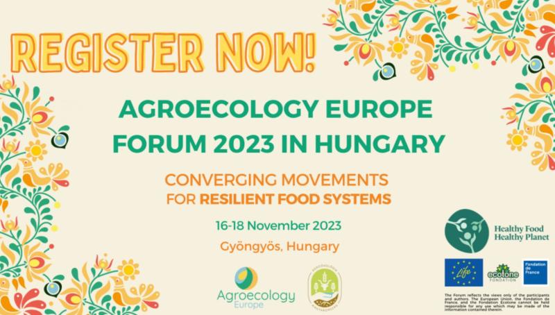 European Agroecology Forum Banner