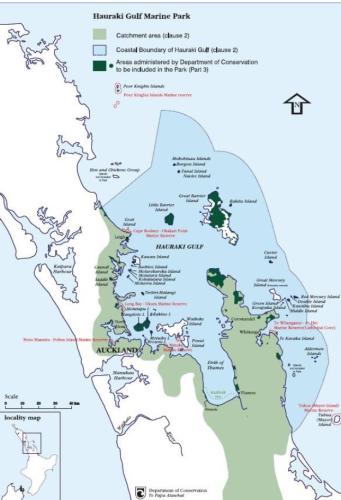 Hauraki Gulf Map