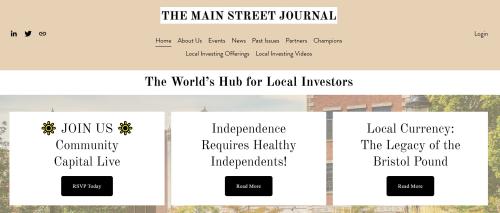 Mainstreet Journal Screenshot