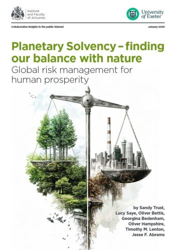 Planetary Solvency report cover